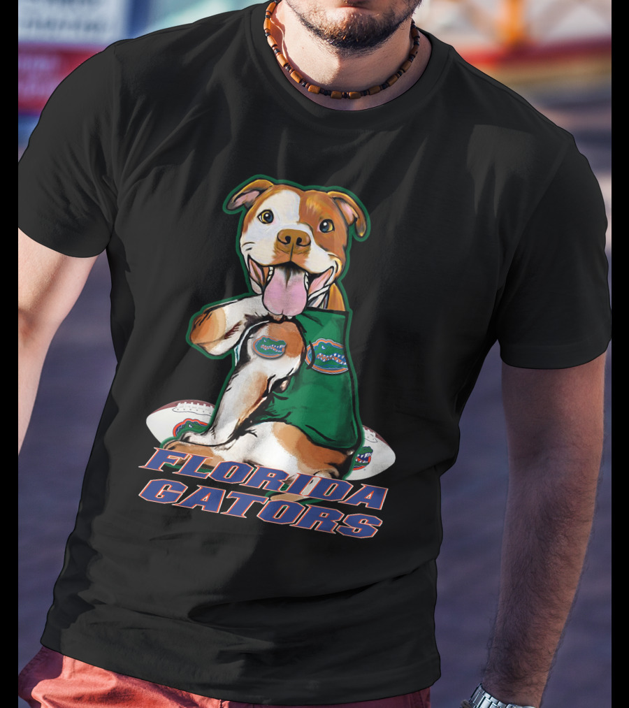 Pitbull Florida Gators Football Fan T-Shirt