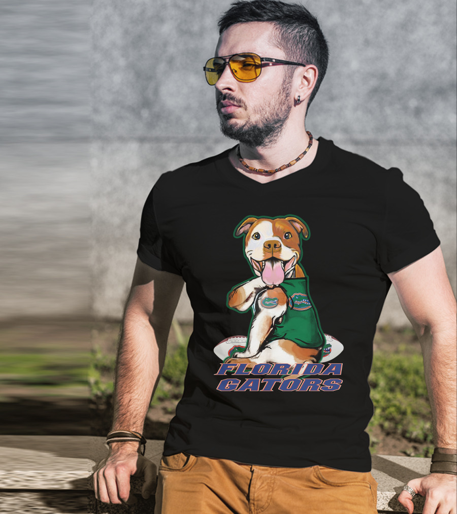 Pitbull Florida Gators Football Fan T-Shirt
