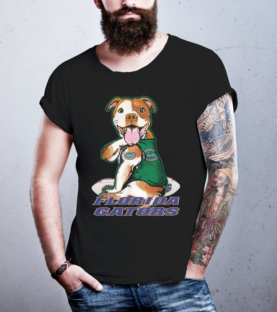 Pitbull Florida Gators Football Fan T-Shirt