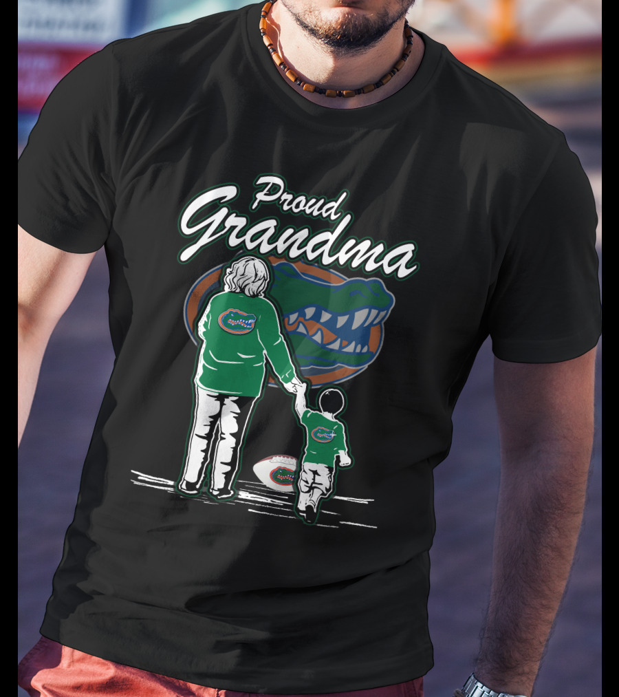Proud Grandma Florida Gators Football Family T-Shirt