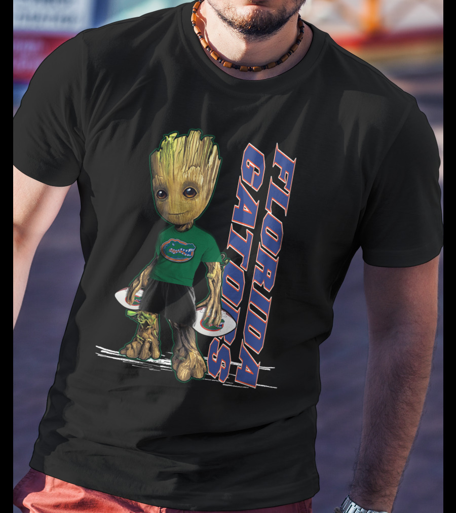 Groot Florida Gators Mascot T-Shirt With Team T-Shirt