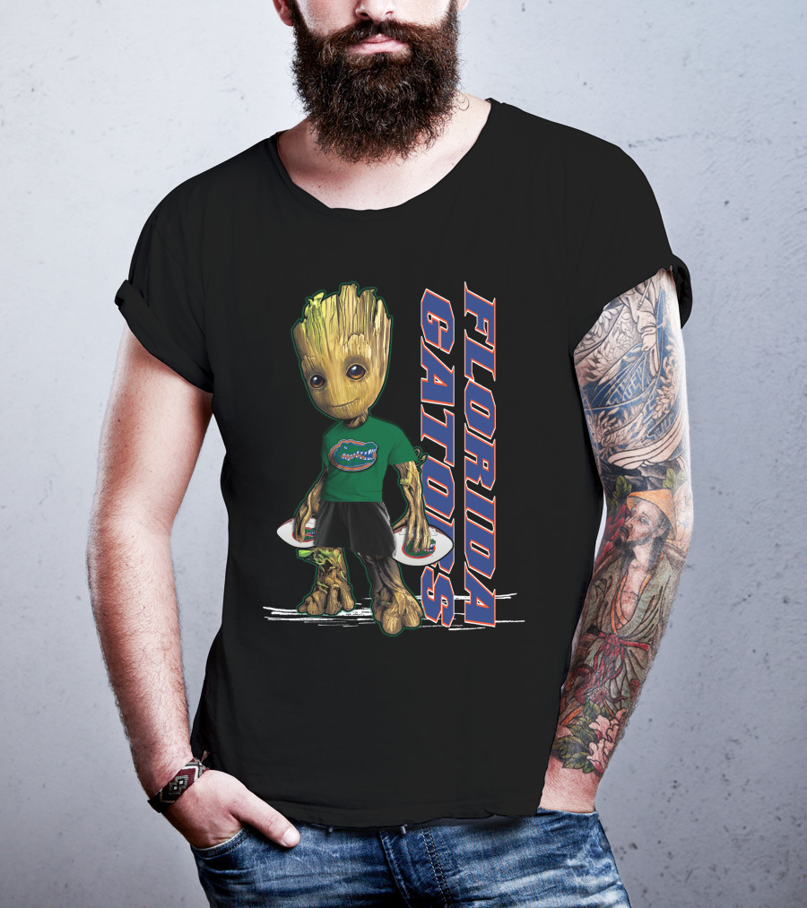Groot Florida Gators Mascot T-Shirt With Team T-Shirt