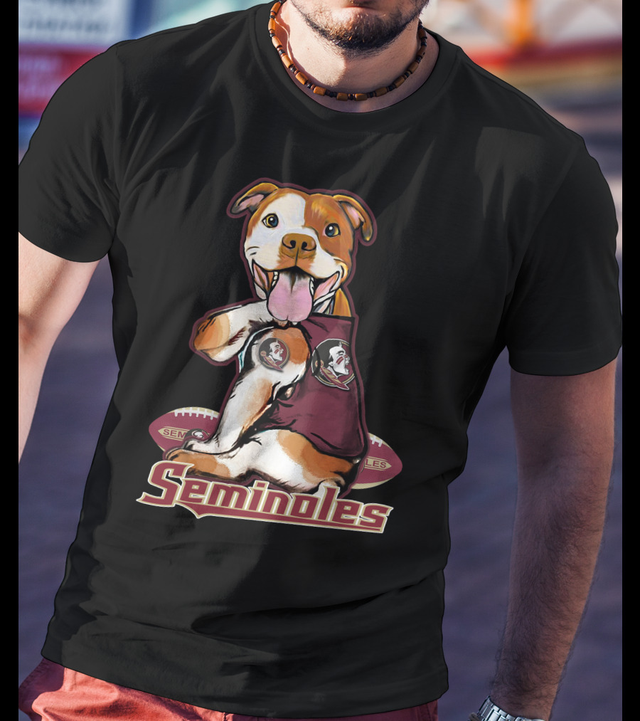 Pittbull Seminoles Football Florida State T-Shirt