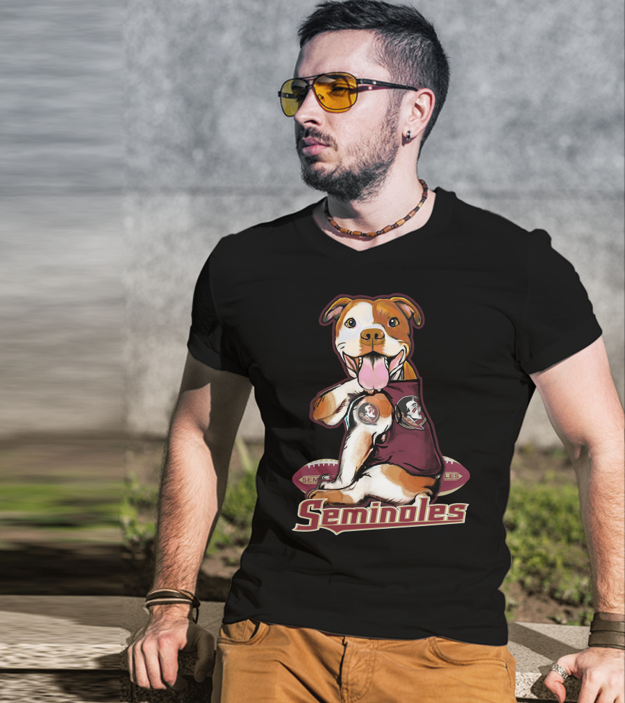 Pittbull Seminoles Football Florida State T-Shirt
