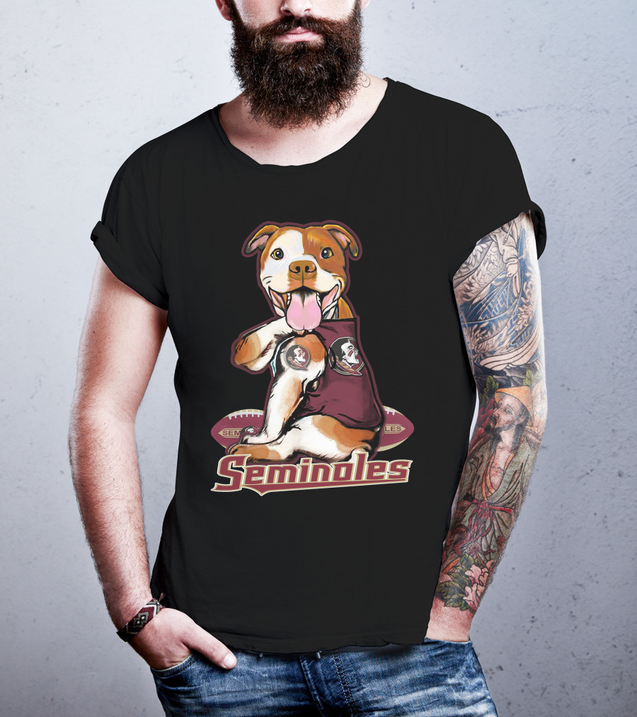 Pittbull Seminoles Football Florida State T-Shirt
