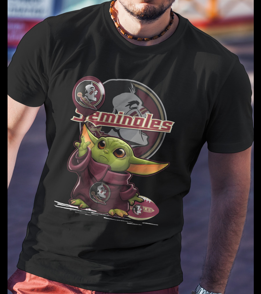 Yoda Seminoles Florida State Football Fan T-Shirt
