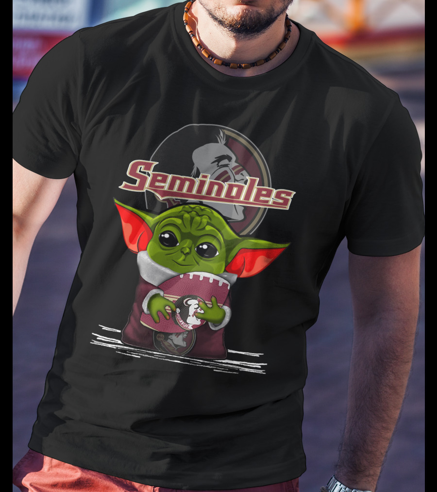 Seminoles Yoda Holding Florida State Football T-Shirt