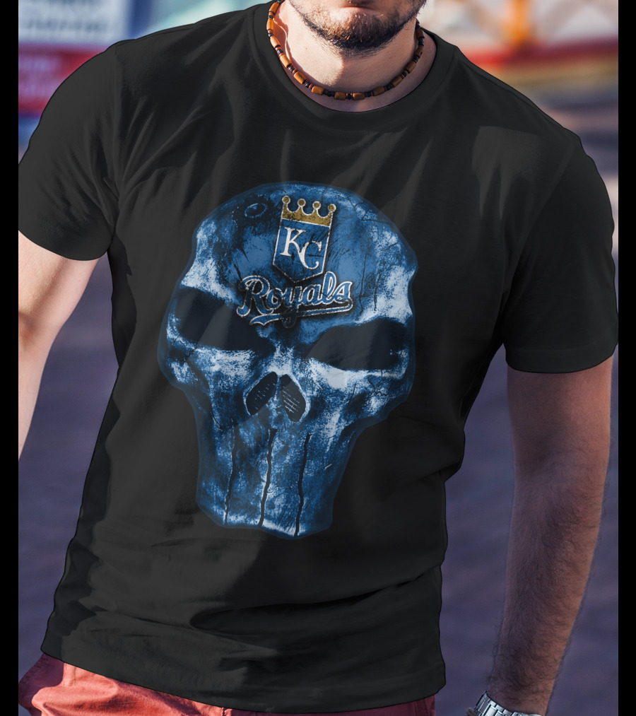Skull Kansas City Royals KC T-Shirt