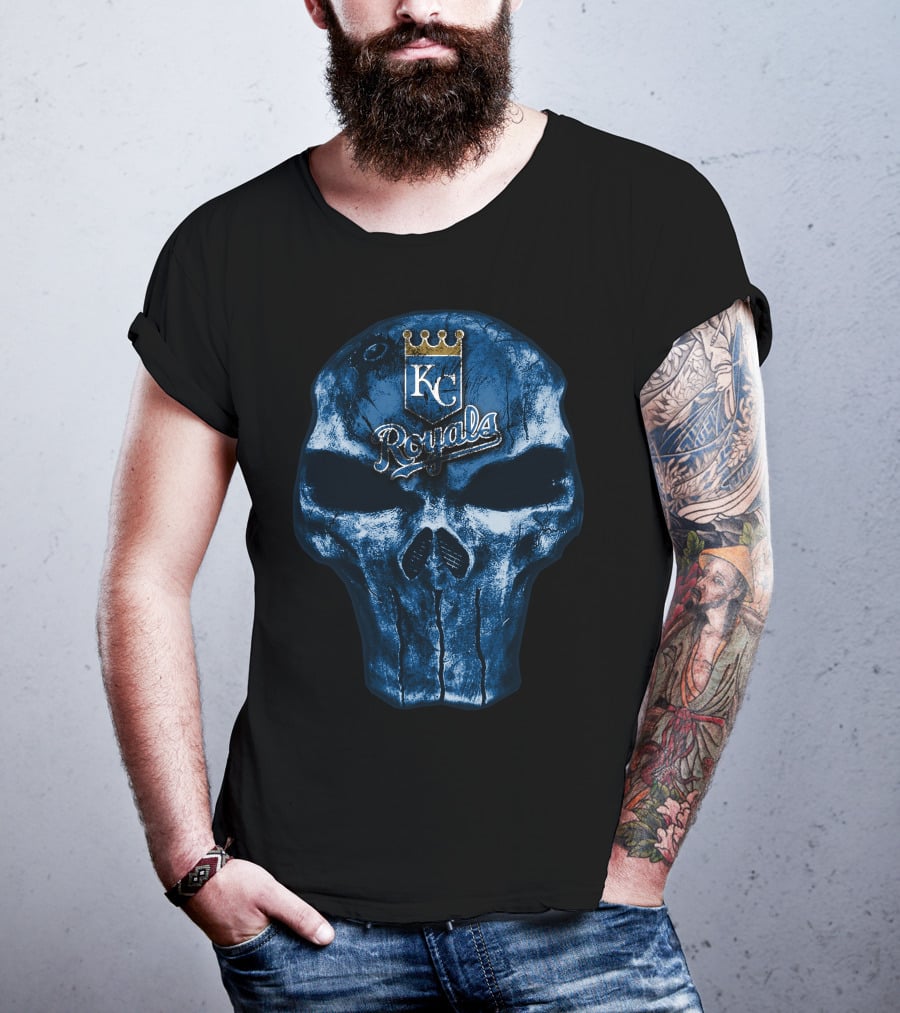 Skull Kansas City Royals KC T-Shirt