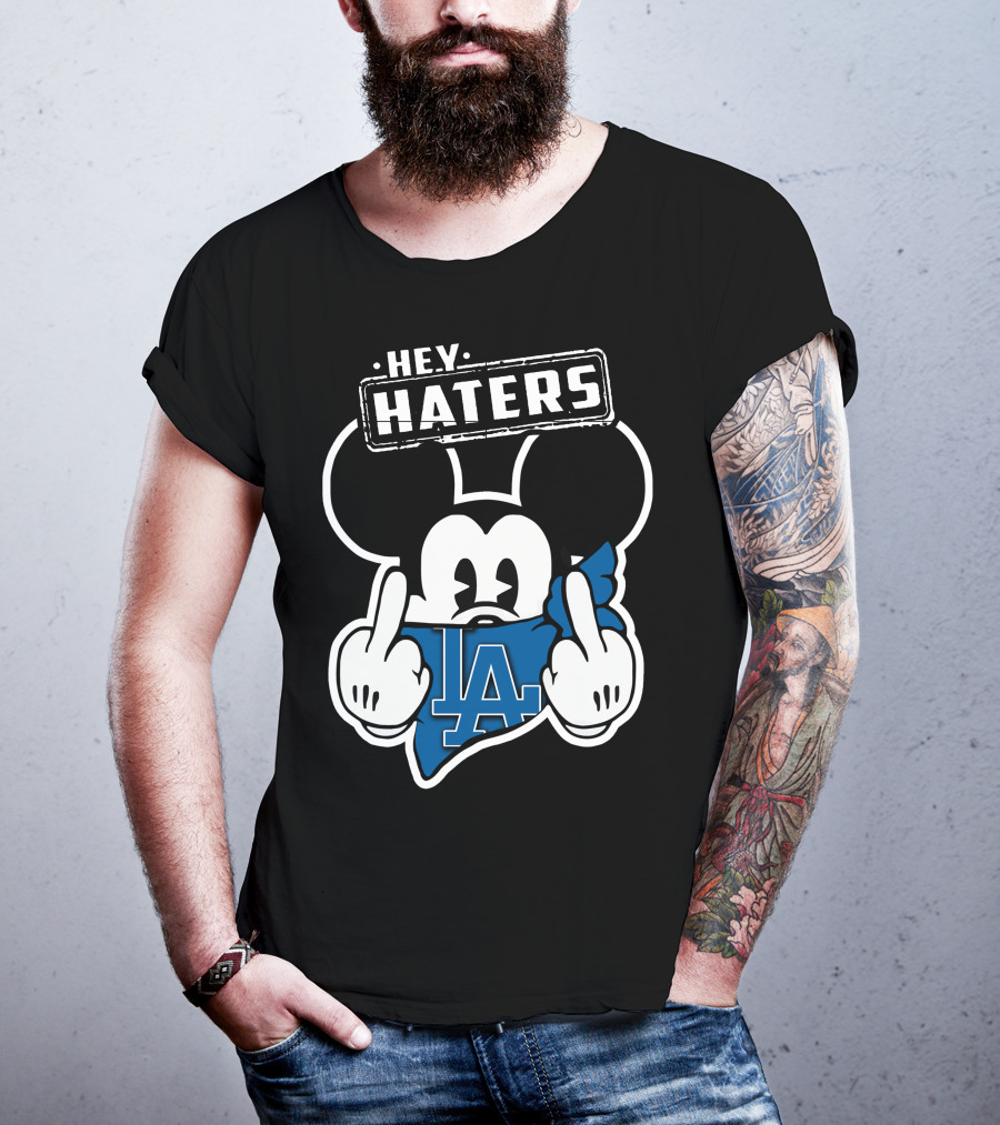 Hey Haters Mick Los Angeles Dodgers T-Shirt