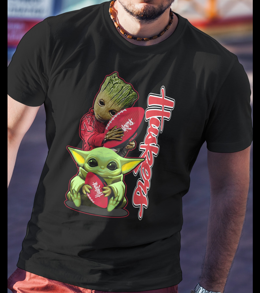 Grzd Nebraska Cornhuskers Huskers Football Baby Alien Tree Creature T-Shirt