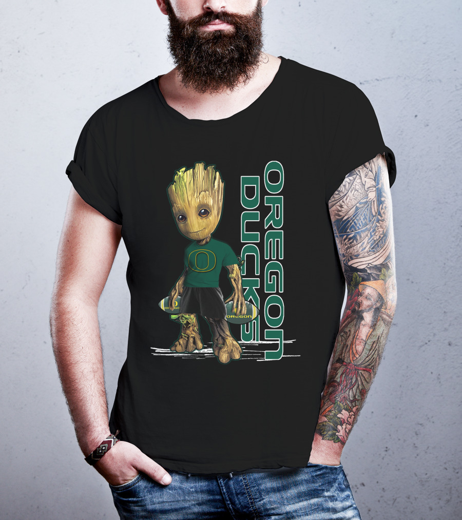 Groot Oregon Ducks Football T-Shirt