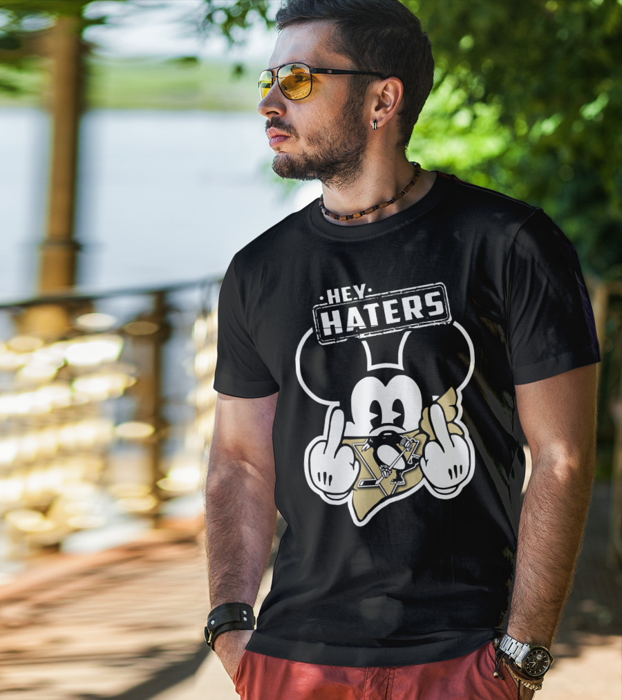 Hey Haters Mick Pittsburgh Penguins T-Shirt