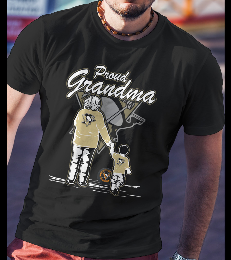 Proud Grandma Pittsburgh Penguins Family T-Shirt