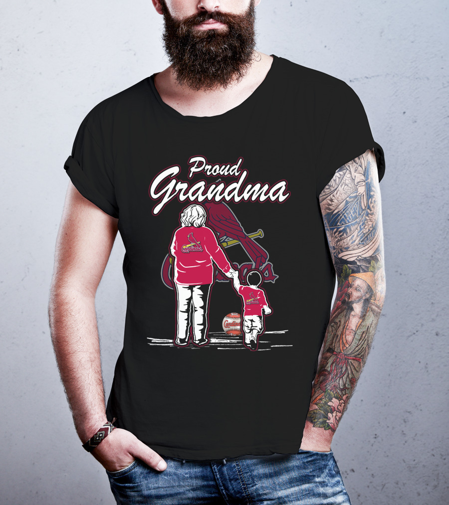 Proud Grandma St. Louis Cardinals T-Shirt
