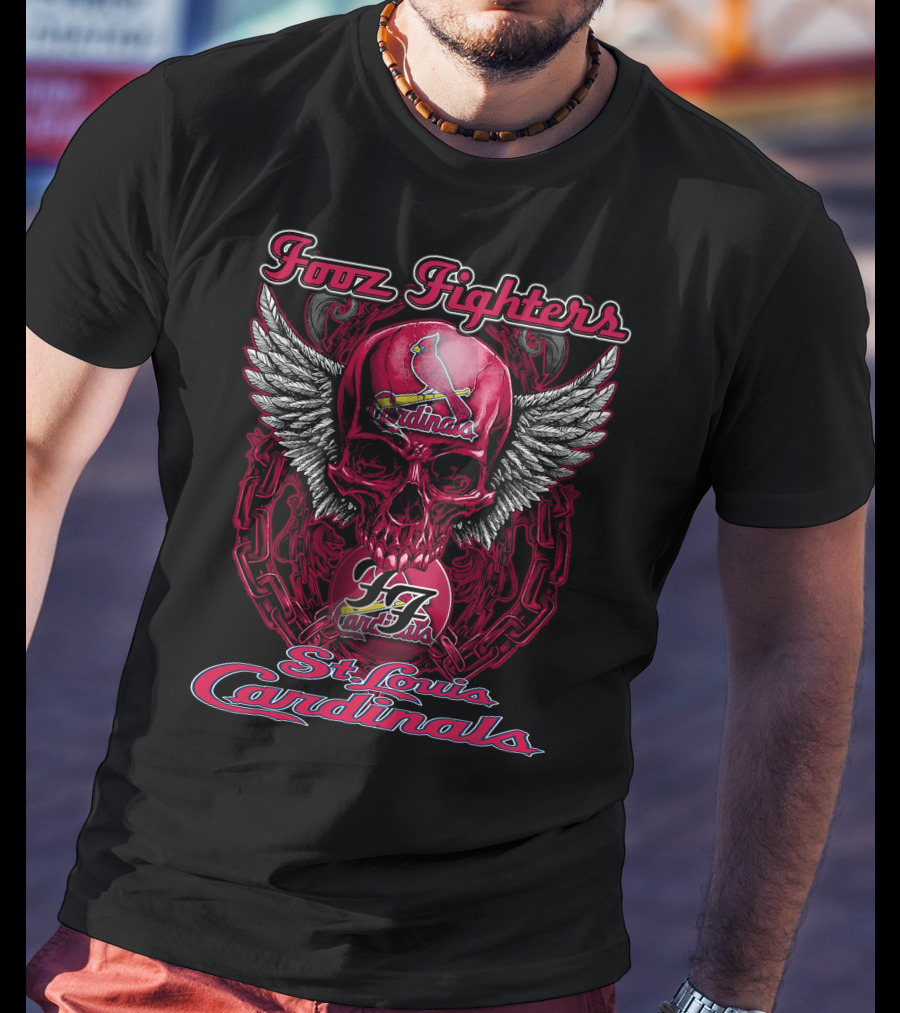 Fooz Fighters Cardinals St. Louis T-Shirt