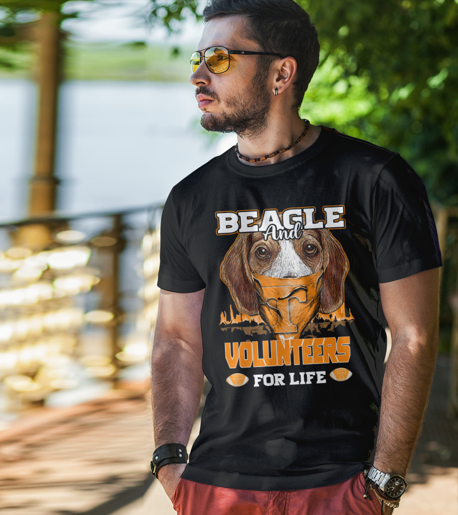 Beagle And Volunteers For Life Tennessee Volunteers T-Shirt