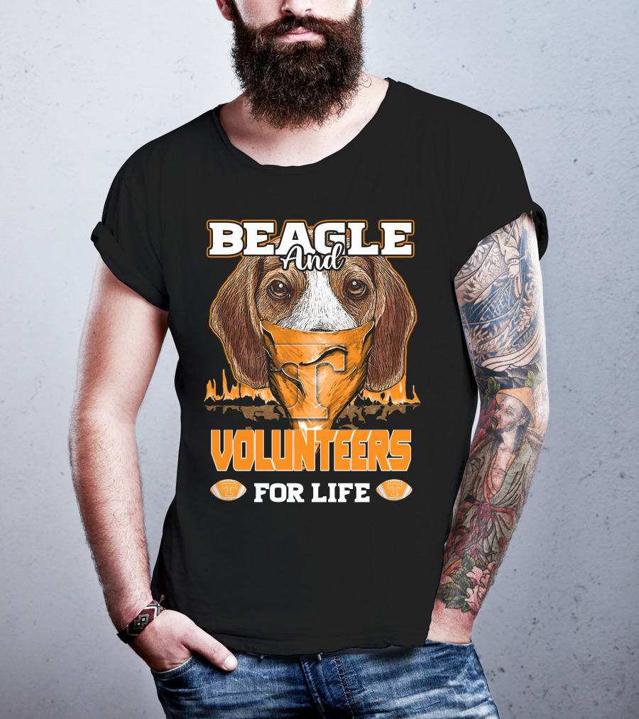 Beagle And Volunteers For Life Tennessee Volunteers T-Shirt