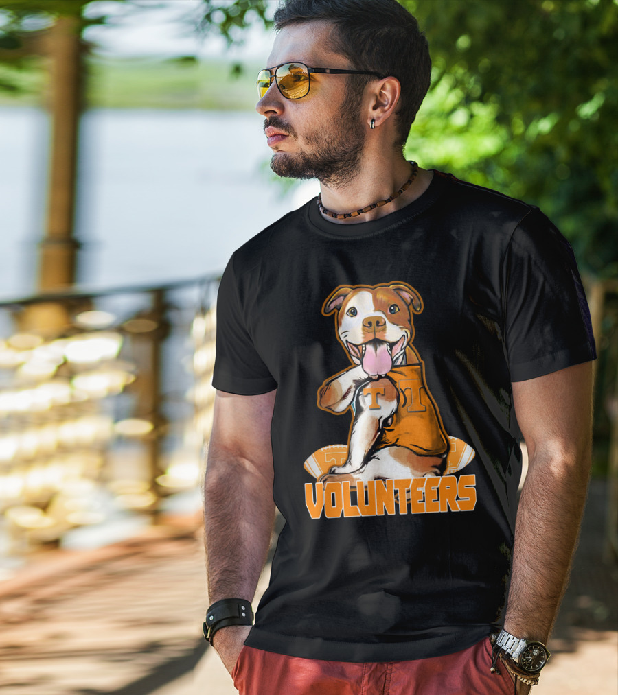 Pittbull Volunteers T-Shirt Tennessee Football T-Shirt