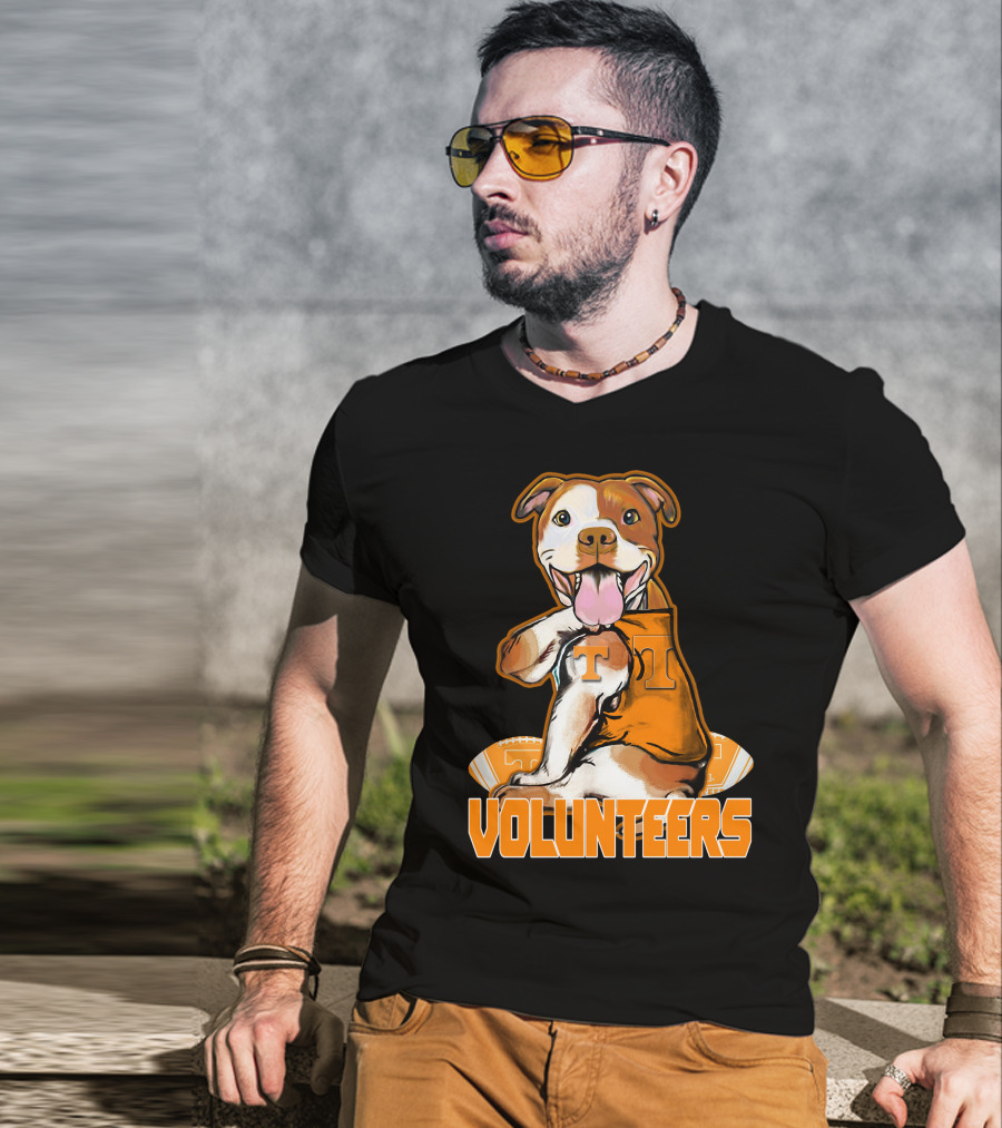 Pittbull Volunteers T-Shirt Tennessee Football T-Shirt