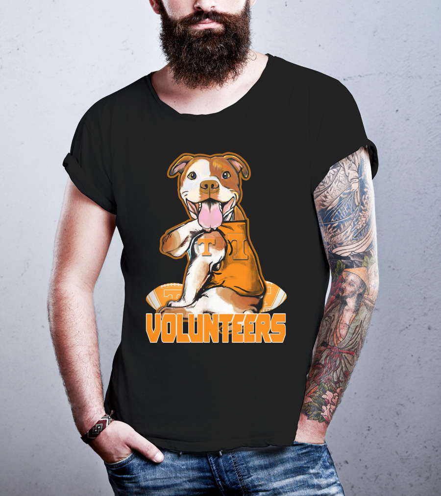 Pittbull Volunteers T-Shirt Tennessee Football T-Shirt
