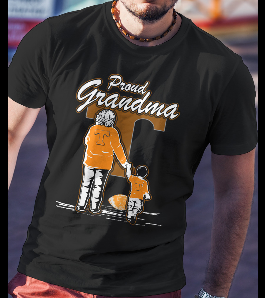 Proud Grandma Tennessee Volunteers Football T-Shirt