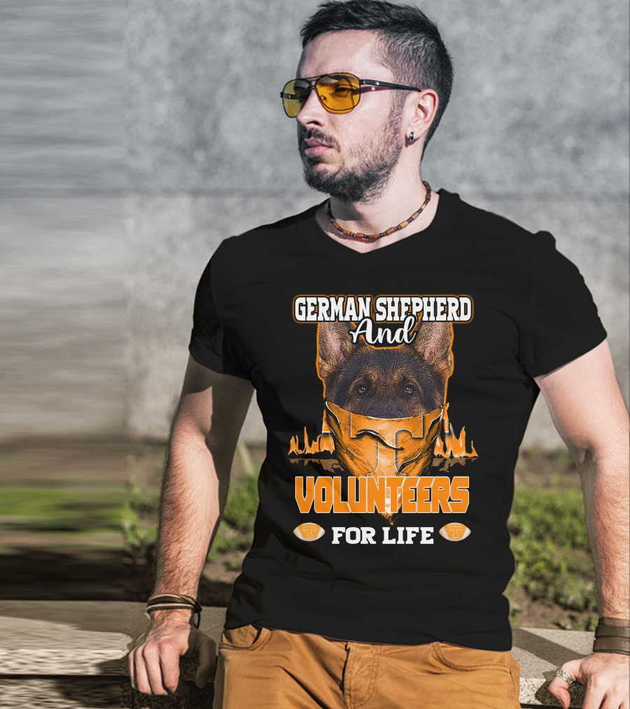 German Shepherd And Volunteers For Life T-Shirt