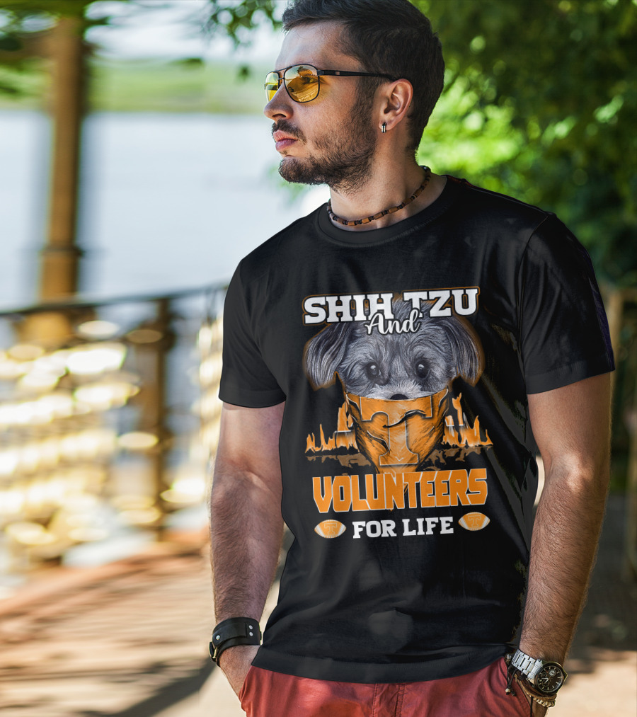 Shih Tzu And Volunteers For Life Tennessee Volunteers T-Shirt