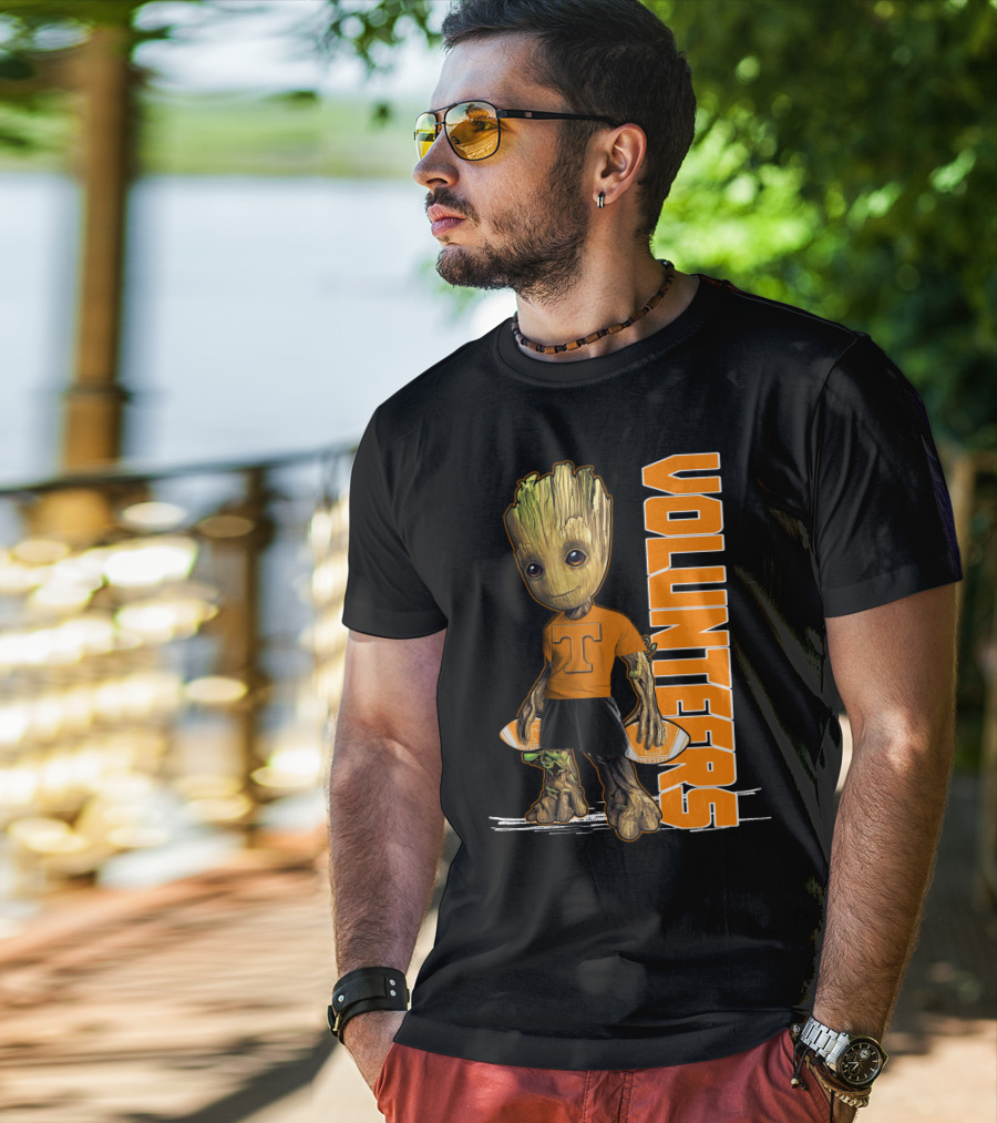 Groot Tennessee Volunteers Football Fan T-Shirt