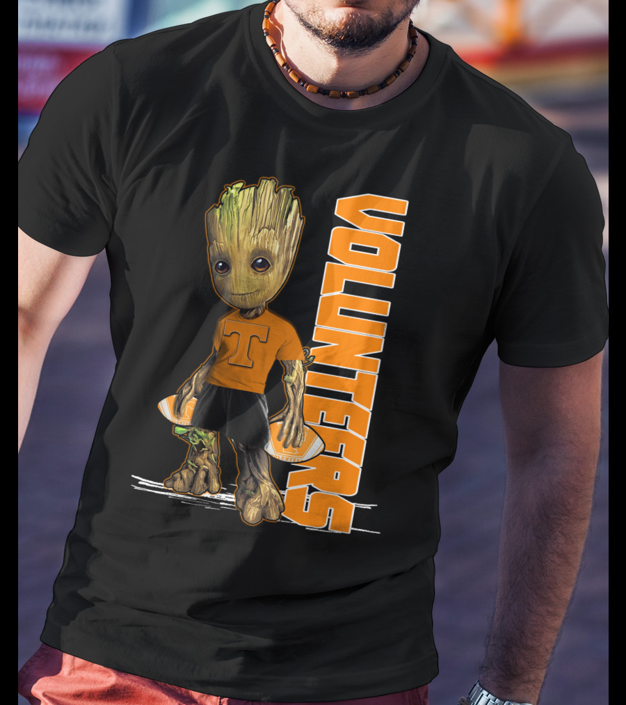Groot Tennessee Volunteers Football Fan T-Shirt
