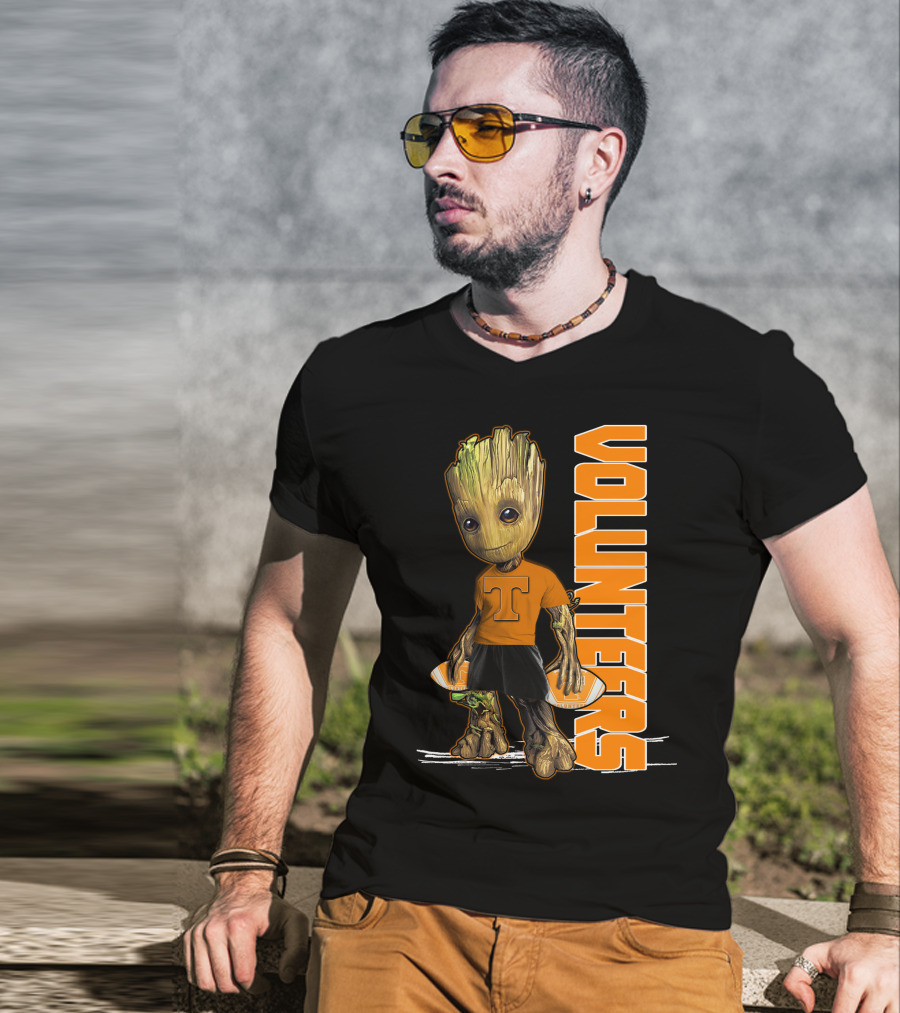 Groot Tennessee Volunteers Football Fan T-Shirt