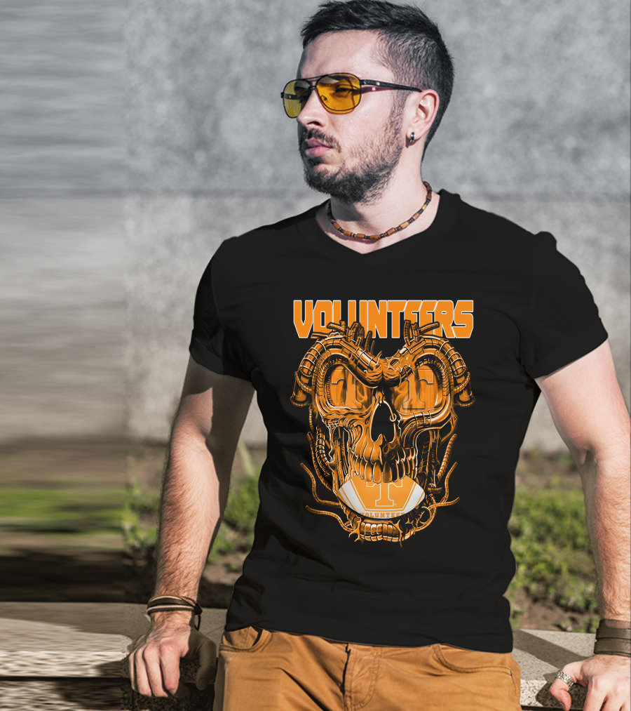 Volunteers Dragonskull Tennessee Football T-Shirt