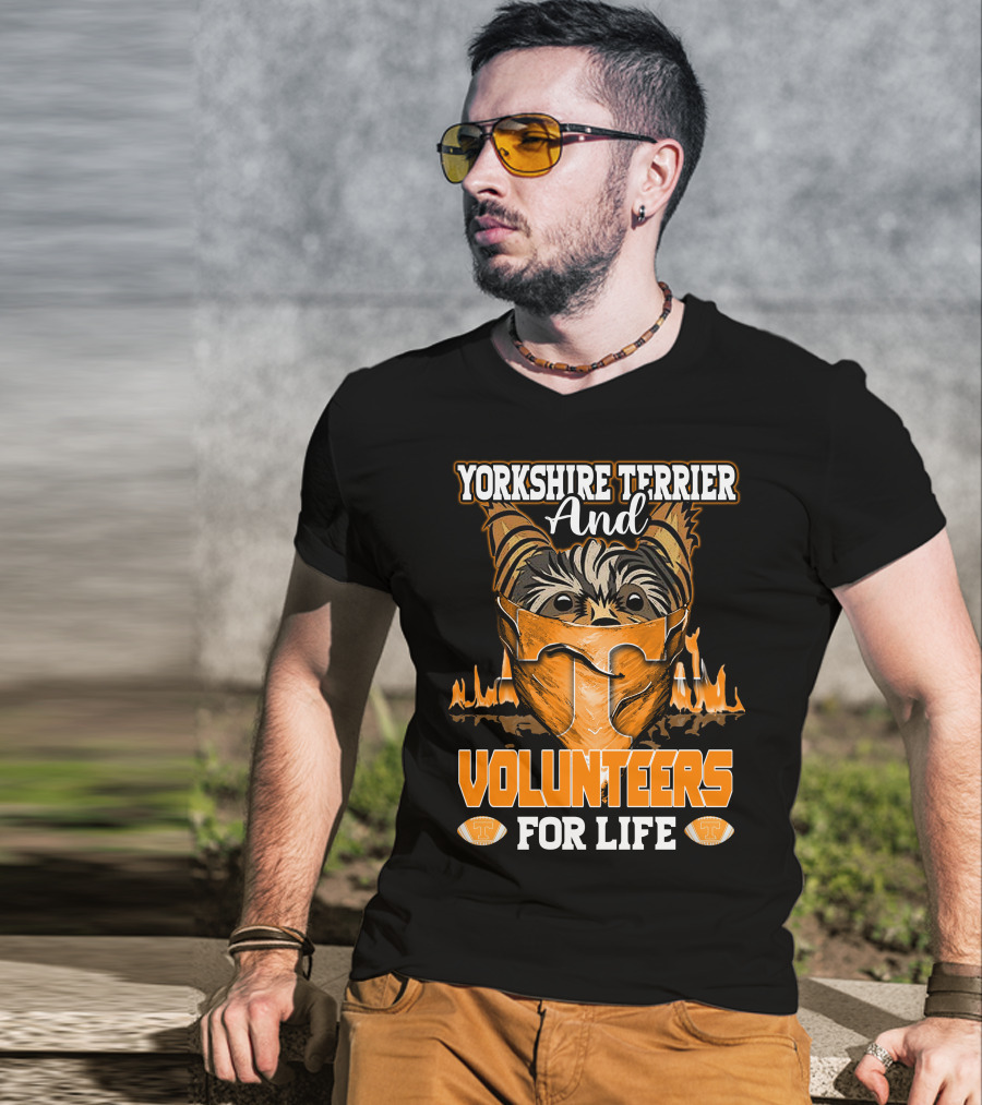 Yorkshire Terrier And Volunteers For Life T-Shirt