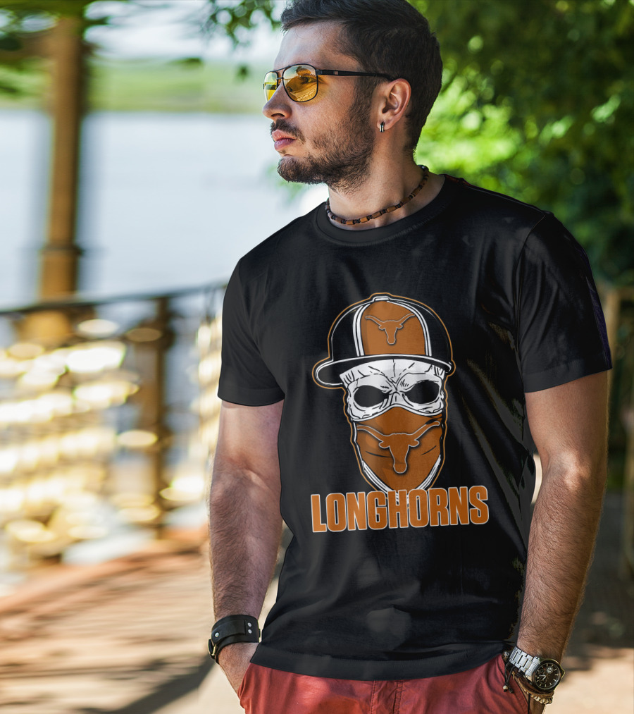 Skull Hat Longhorns Texas Iconic T-Shirt