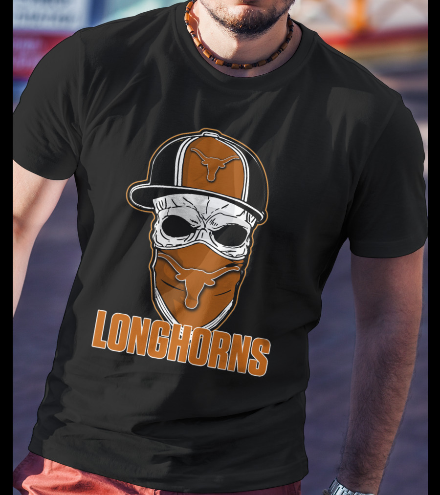 Skull Hat Longhorns Texas Iconic T-Shirt