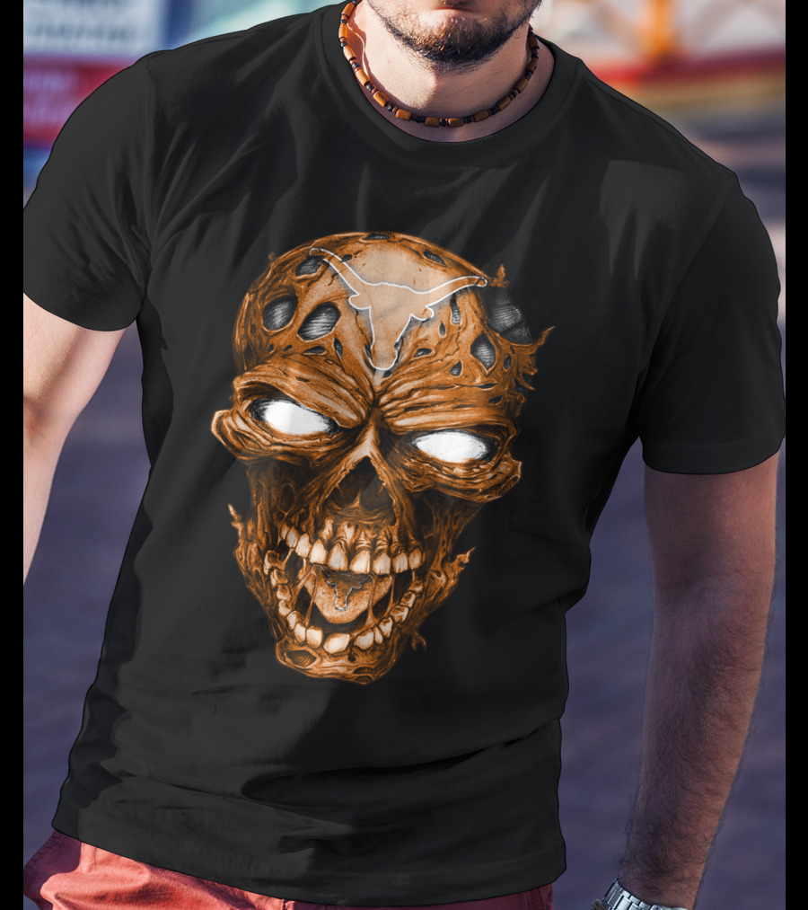 Texas Longhorns Skull T-Shirt