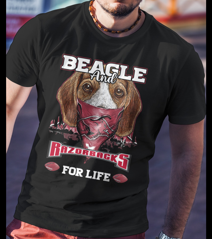 Beagle And Razorbacks For Life T-Shirt