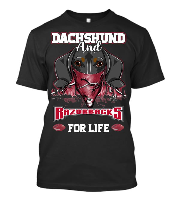 Dachshund And Razorbacks For Life T-Shirt