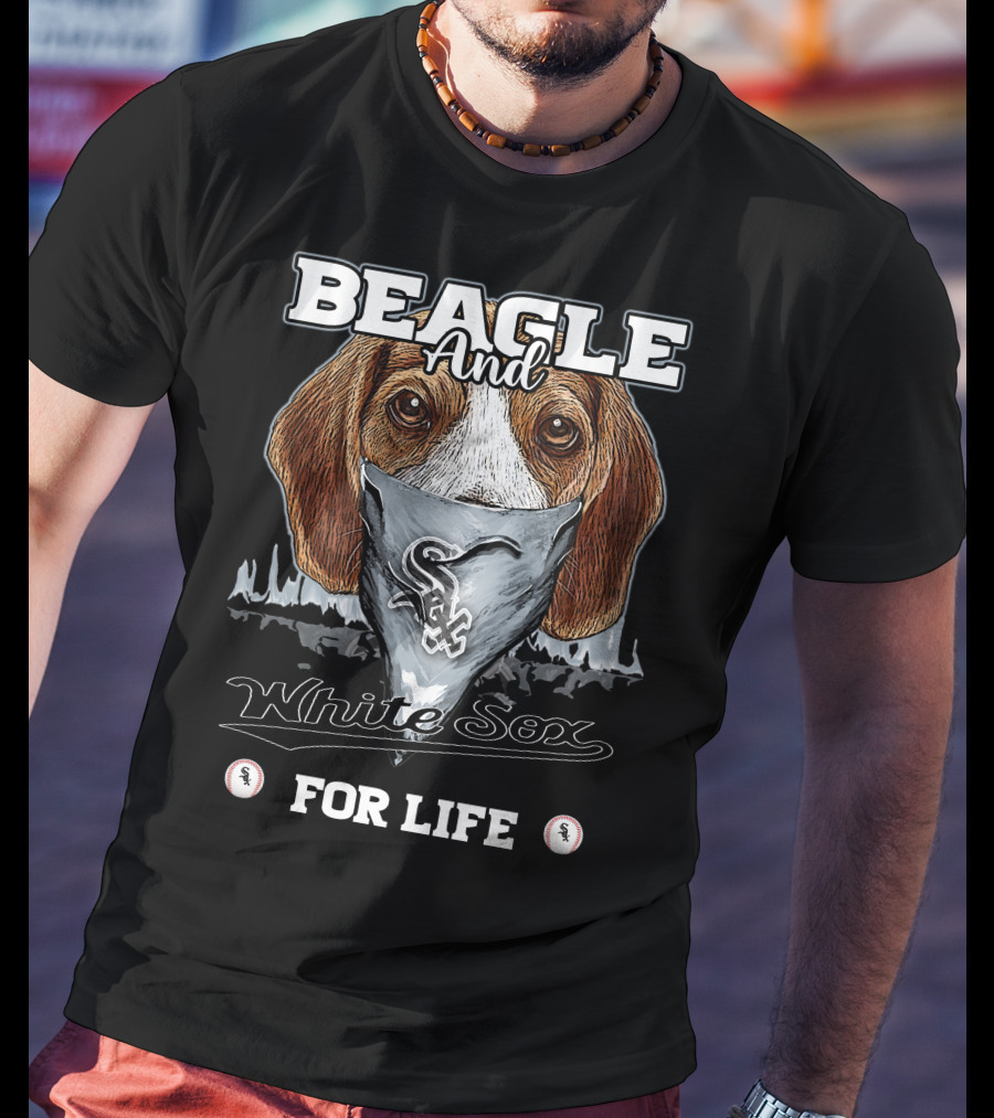Beagle And White Sox For Life T-Shirt