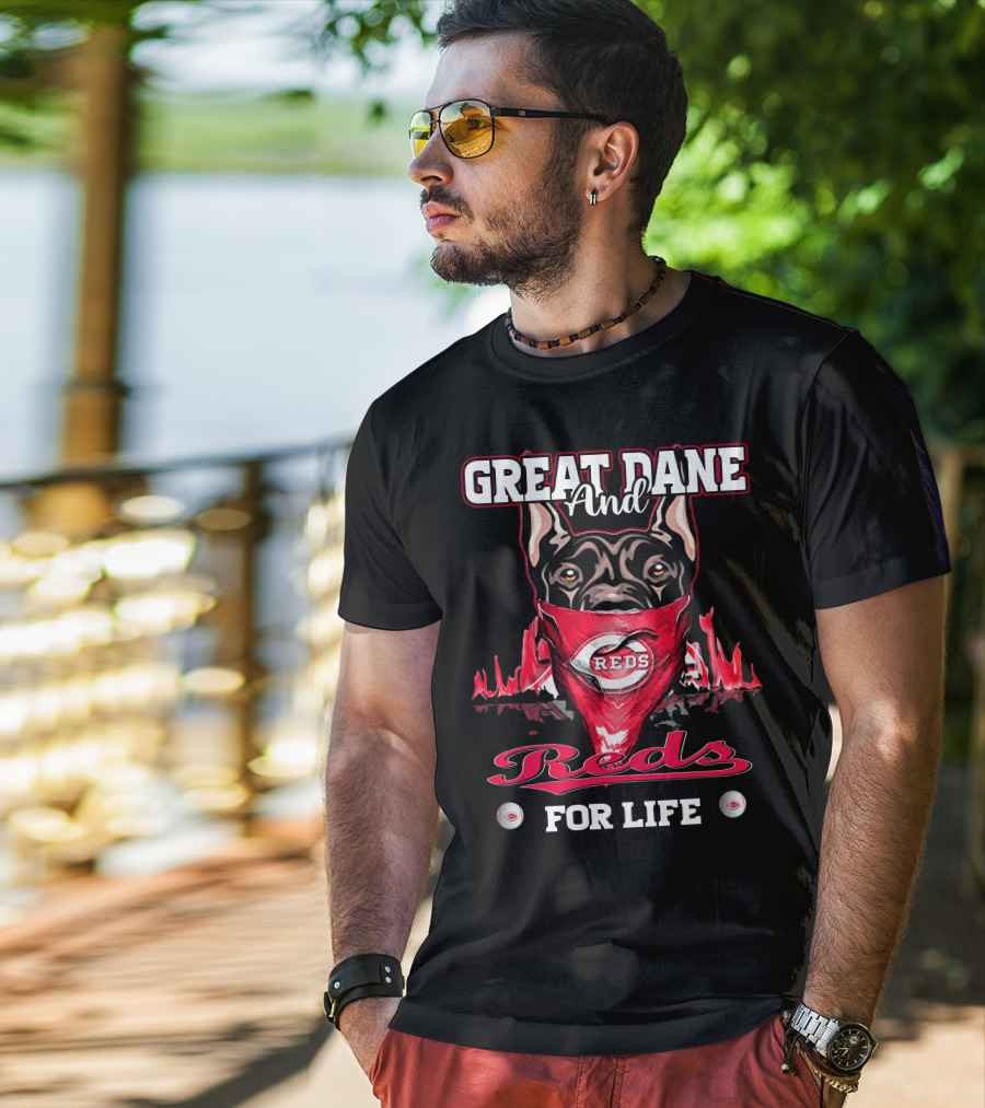 Great Dane And Reds For Life T-Shirt
