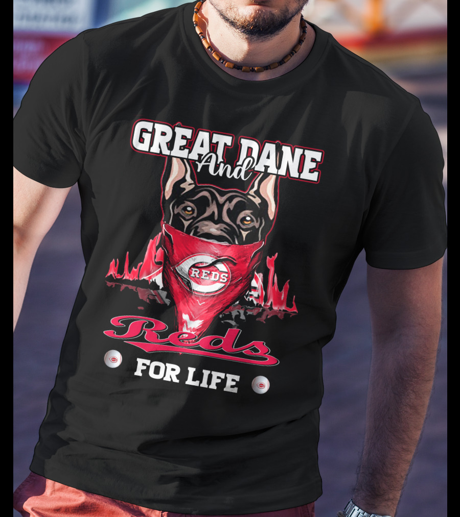Great Dane And Reds For Life T-Shirt