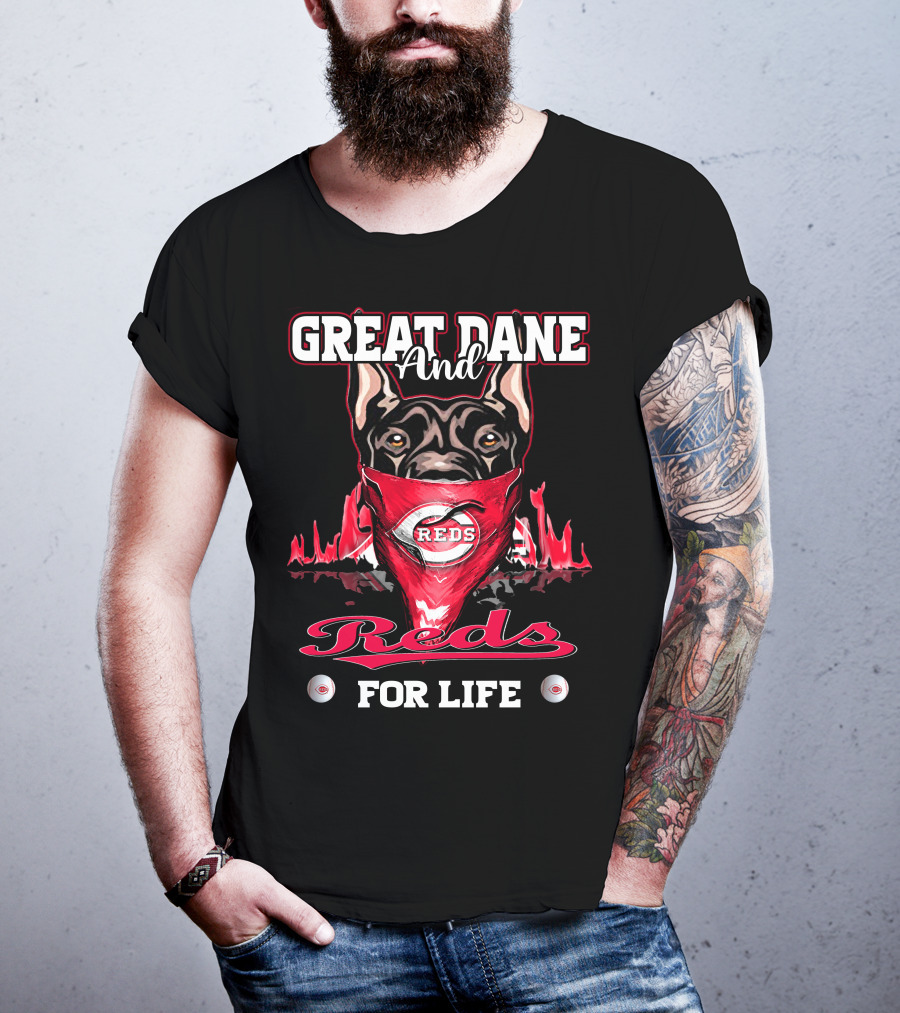 Great Dane And Reds For Life T-Shirt