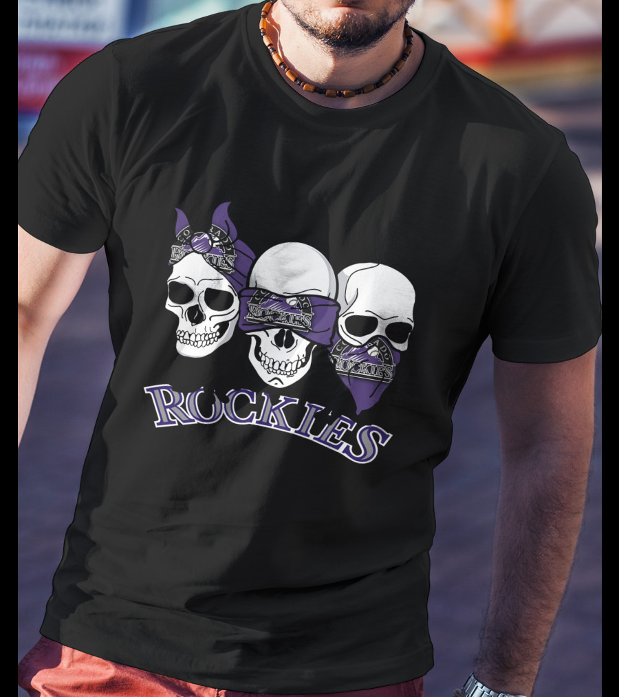 Rockies Three Skull Bandana T-Shirt