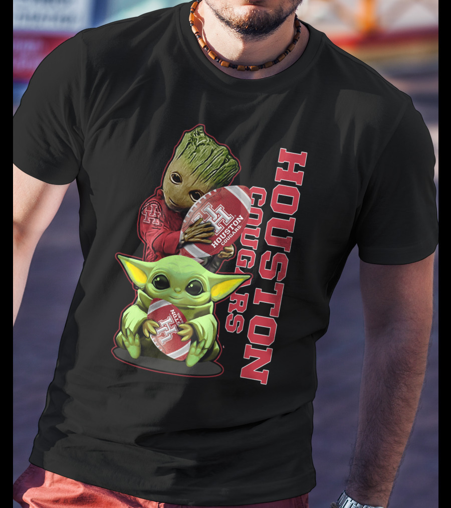 Grzd Houston Cougars Football Baby Alien Tree Creature T-Shirt