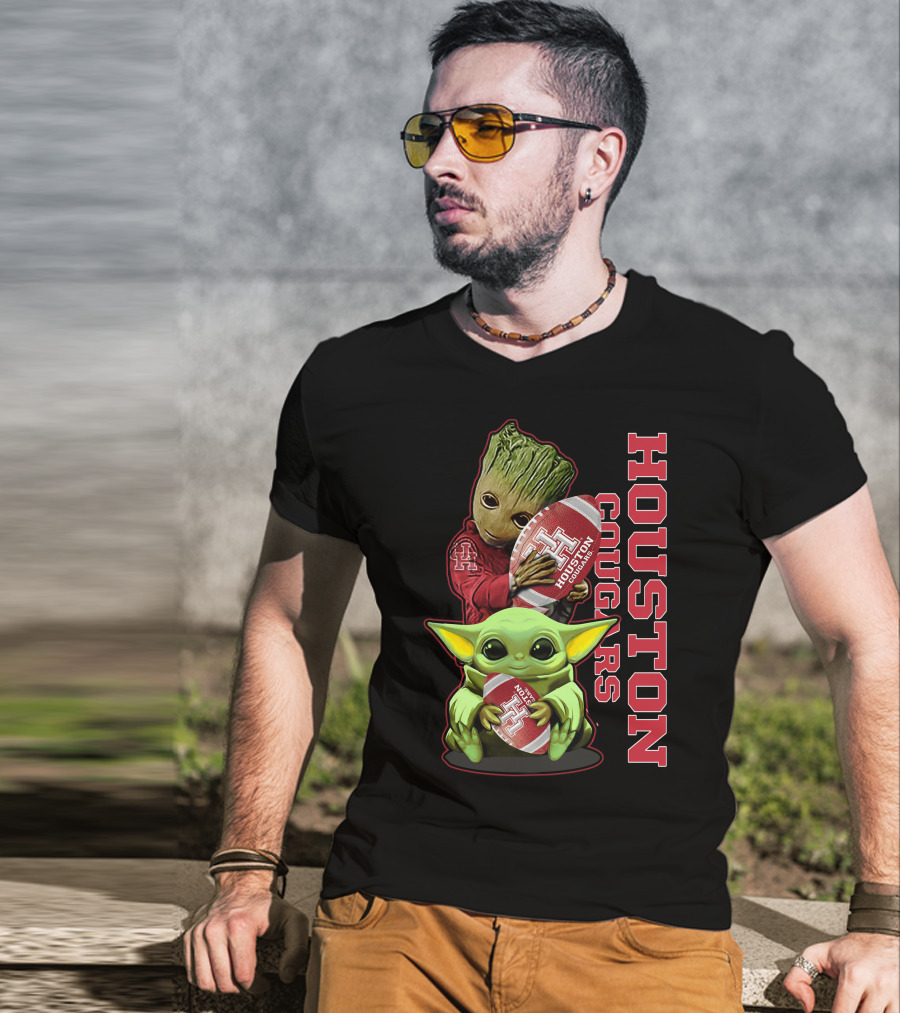 Grzd Houston Cougars Football Baby Alien Tree Creature T-Shirt
