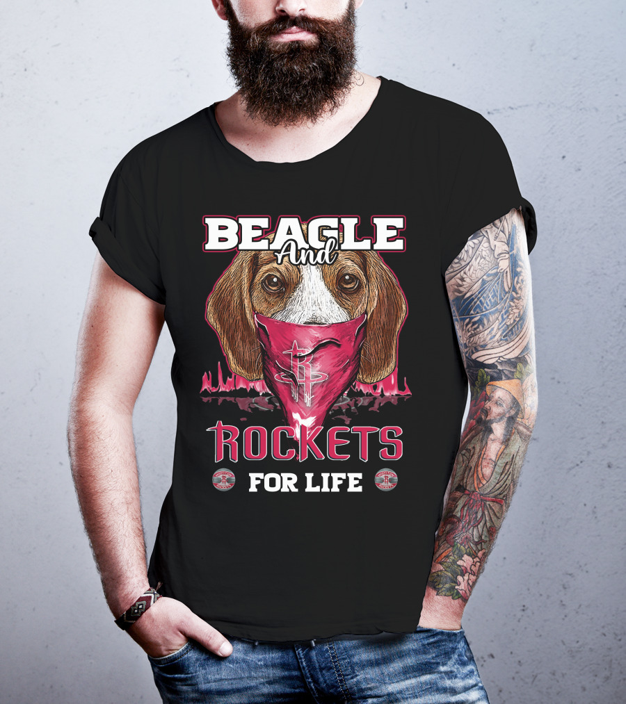 Beagle And Rockets For Life Houston Rockets T-Shirt