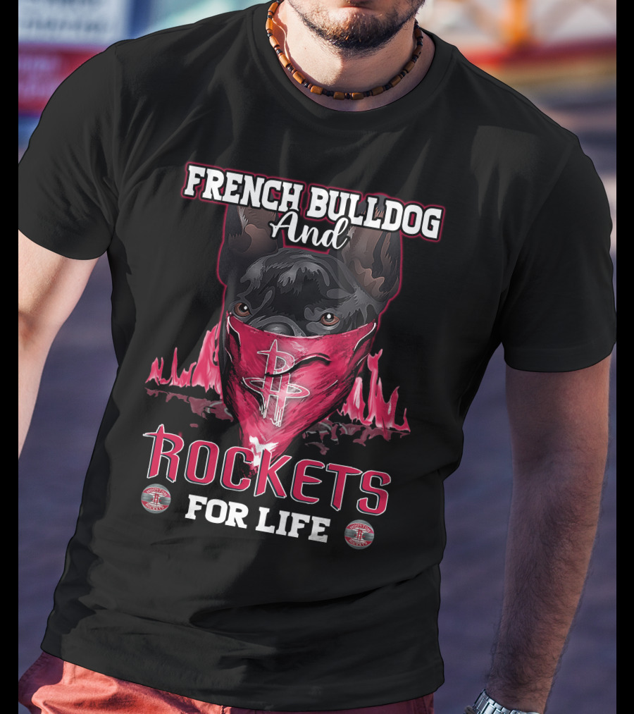 French Bulldog And Rockets For Life T-Shirt