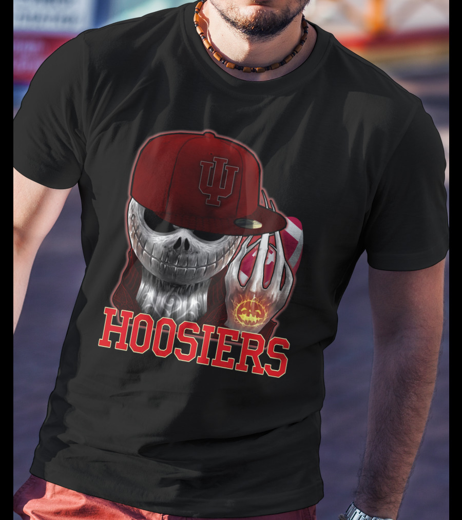 Jackskull Hoosiers Indiana University T-Shirt