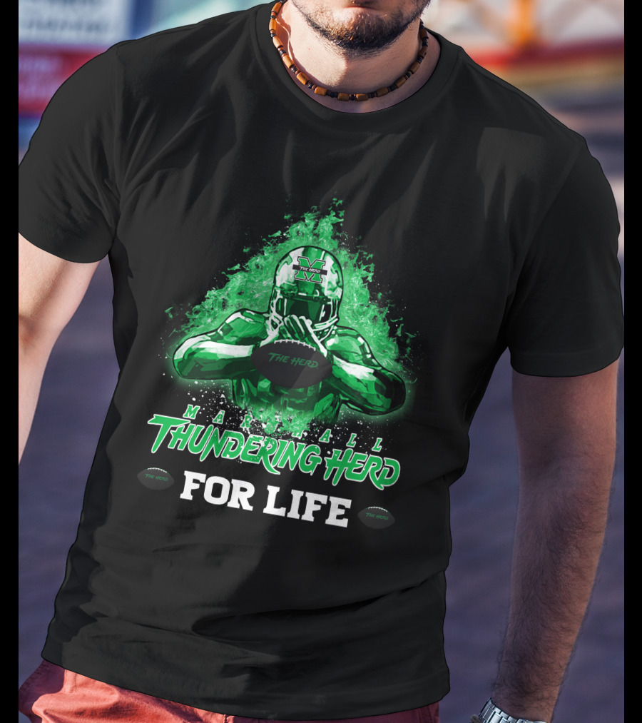 Marshall Thundering Herd The Herd For Life T-Shirt