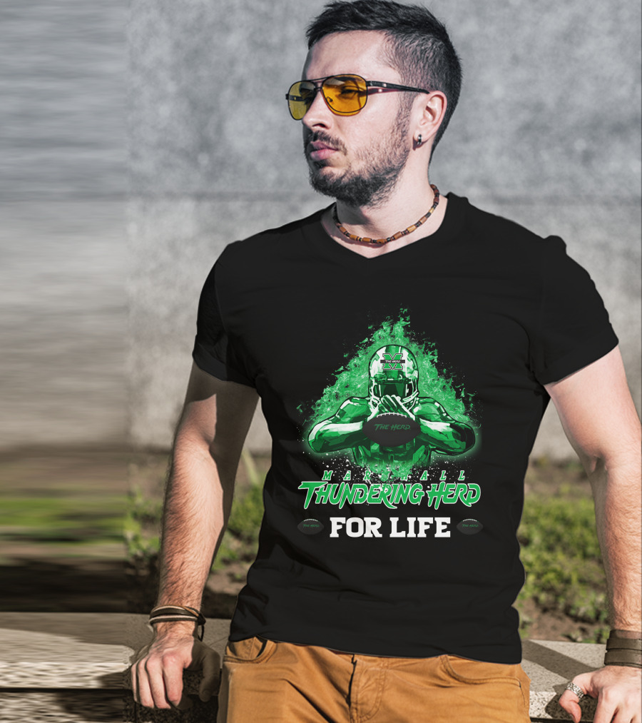 Marshall Thundering Herd The Herd For Life T-Shirt